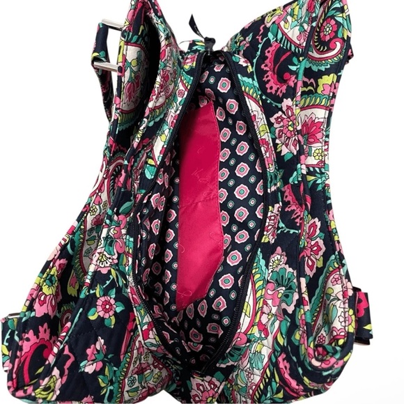Vera Bradley Emily Satchel in Petal Paisley NWT - Picture 4 of 6